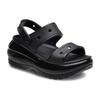 Crocs Thick-Soled One-Strap Sandals Mega Crush Sandal 'Black' Unisex