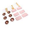 24 Pcs Face Mask Mixing Bowl Set 6 Pcs Stainless Steel Bows Fan Brushes Flat Head Brushes Headbands Mask Bowl Set Pink Gold