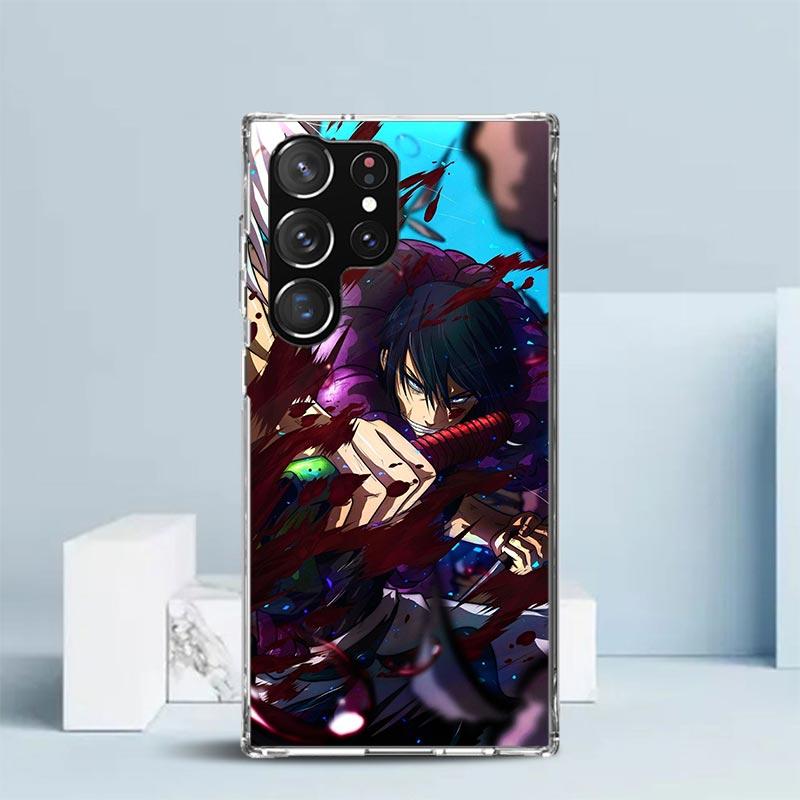 Kaisen J-Jujutsu Fushiguro Toji Phone Case For Samsung Galaxy S24 S25 Edge S26 Ultra S22 S23 Plus S21 + S20 FE Soft TPU Back Cov