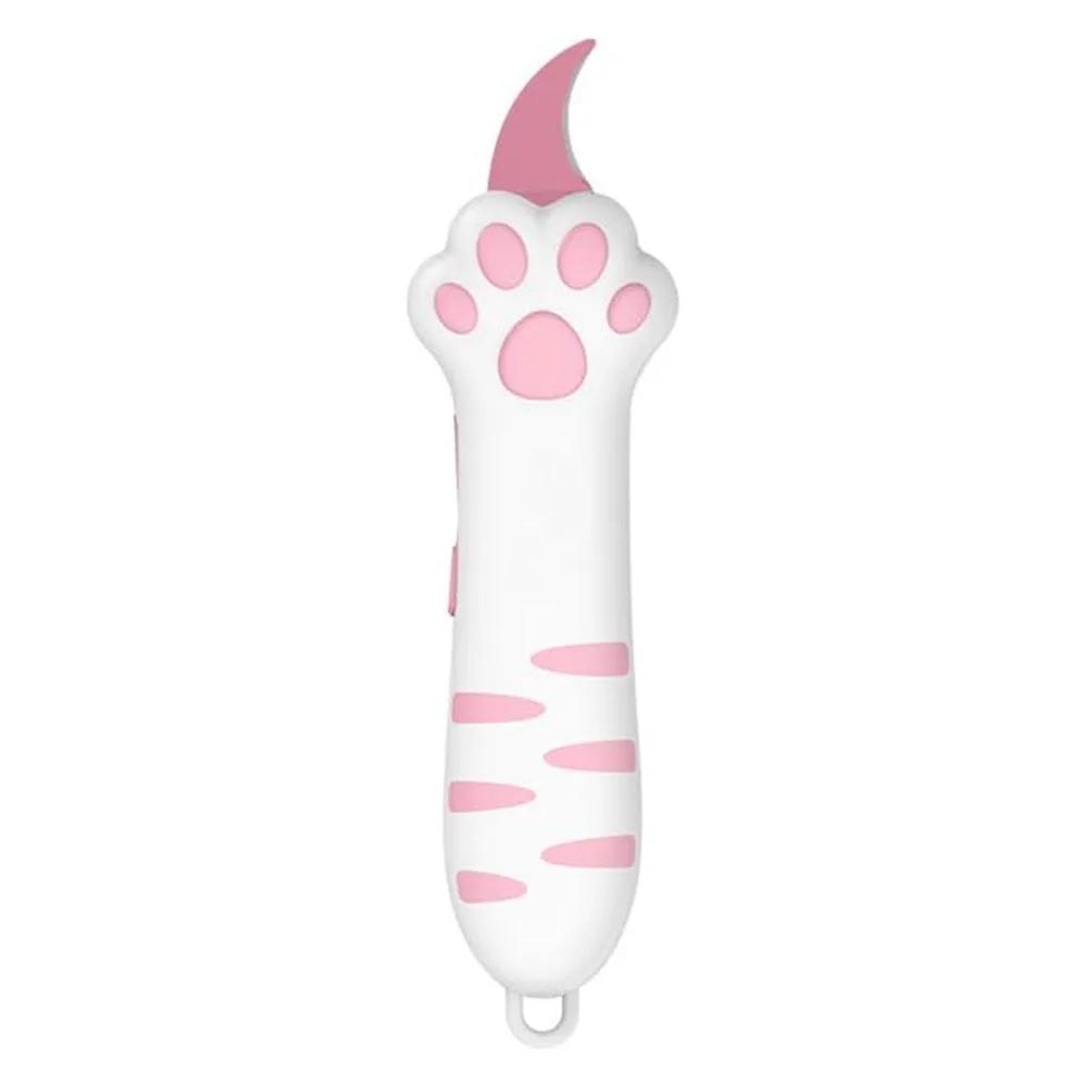 Mini Portable Cat Claw Utility Knife Creative Hand Account Decor Paper Cutting Tools Art Supplies Cute Cat Paw Sharp Box Cutters