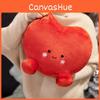 Heart Rainbow Cloud Plush Toy Keychain Stuffed Doll Pendant Cartoon Decoration