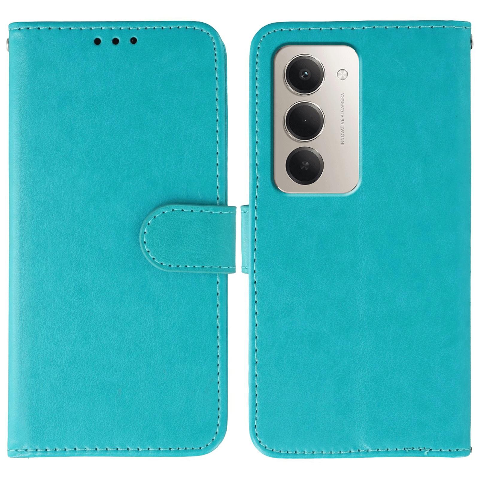 Wallet Case Compatible For Samsung Galaxy A14 4G / 5G, PU Leather Magnetic Closure Protective Flip Folio Case With 3 Card Holder And Wrist Strap Cover - View #7