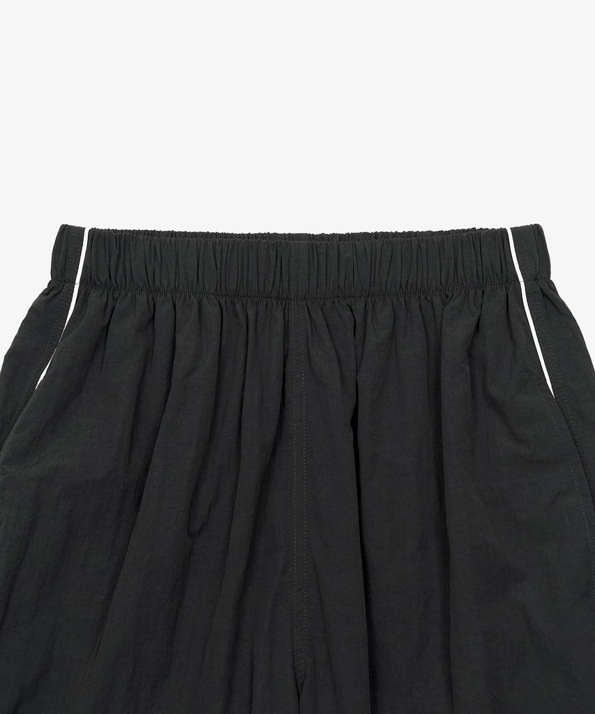 TOFFEE Piping Line Track String Pants (Black)