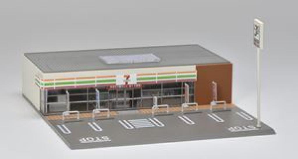 Convenience store 4235 N gauge model railway (Seven-Eleven) (structure)