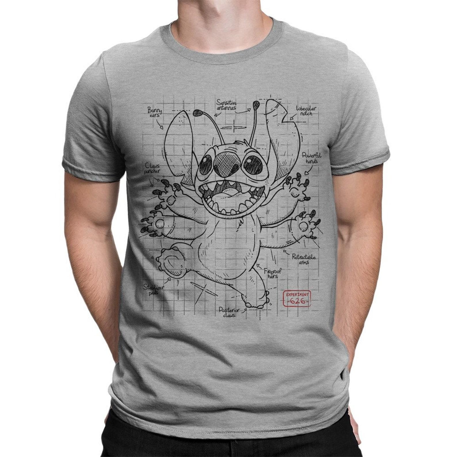 Stitch Graphic T-Shirt, Men s and Women s Sizes (drsh-216) 3XL