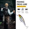 5 Stück Angelköder 3D-Druck Hartköder Crankbaits Sinkender Wobbler Drillingshaken Angelköder