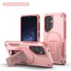 Case for Samsung Galaxy A56 A26 A26 A16 A06 A55 A35 A15 A54 A14 A05 5G 4G Magnetic Wireless Charge With Holder Anti-fall Cover