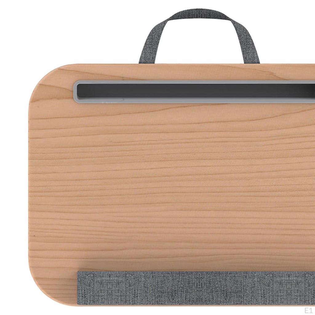 Laptop Lap Desk Computer Table Stand with Wrist Pad for Knees Office Tablet