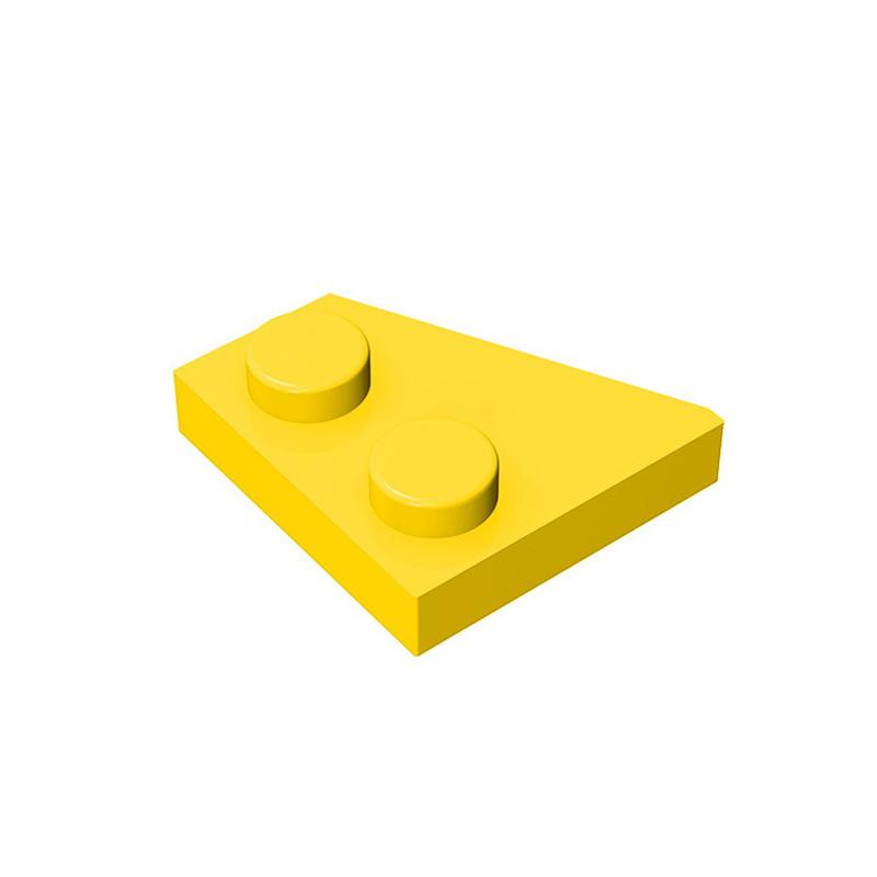 20PCS MOC compatibili assemblano particelle 24307 piastra one cuneo 2x2 blocchi di costruzione destra giocattoli di ricambio educa