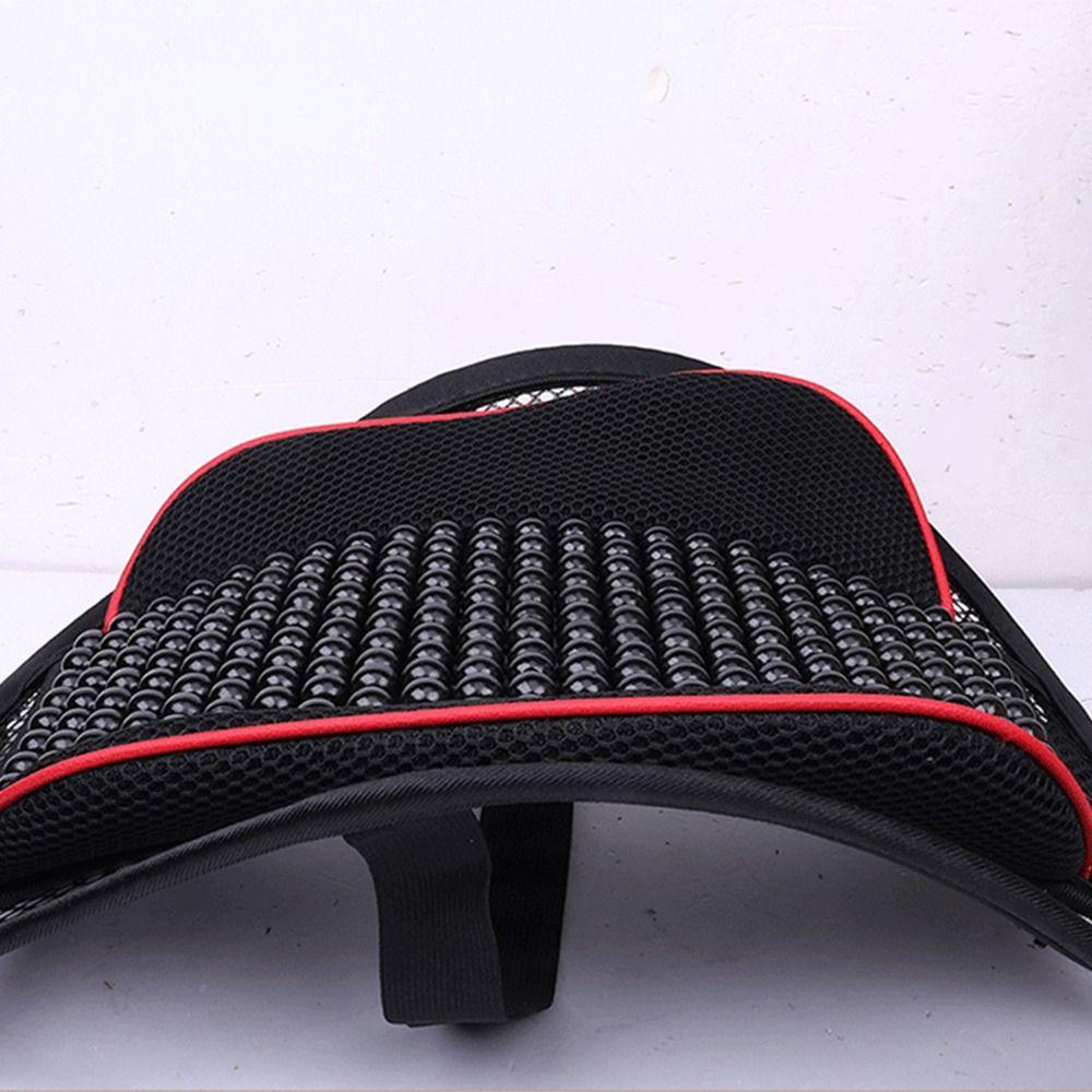 Lendenwirbelstütze Auto Lendenkissen Holzkugel Netz Belüftete Rückenlehne Für Autofahrer