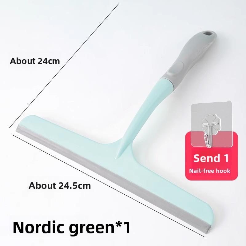 

Бытовой Зеркало для ванной Столешница Стекло Очистка Специальный Скребок Green Free hook*1