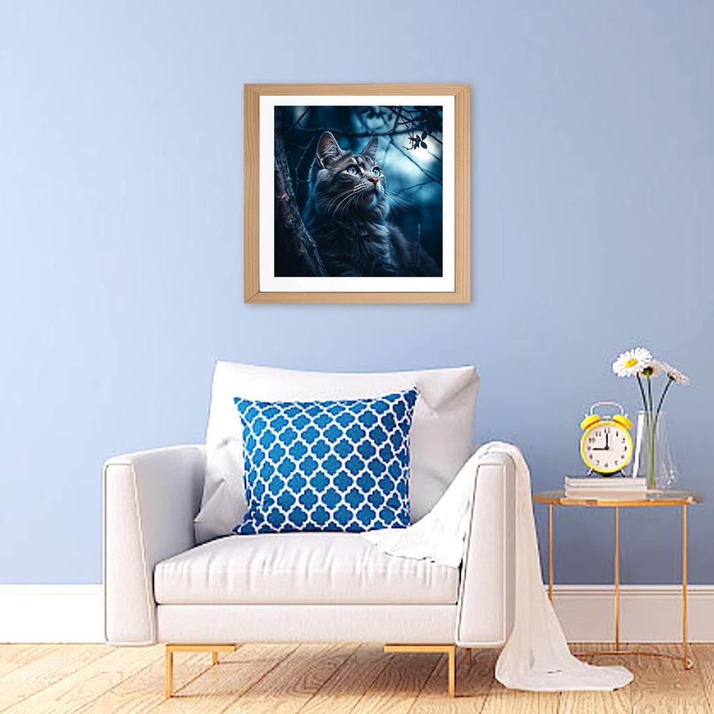 DIY Diamond Painting Adventurous Kitten Cross Stitch Kit Mosaic Art Diamond Painting Full Circle/Square Diamond Home Decoration