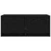 TV Cabinet Black Oak Effect 60 x 31 x 25.5 cm Particleboard