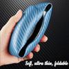 1 par de protector para volante de coche de fibra de carbono, cubierta protectora ultrafina para tarjeta deportiva antideslizante, cubierta protectora con mango de verano tipo D