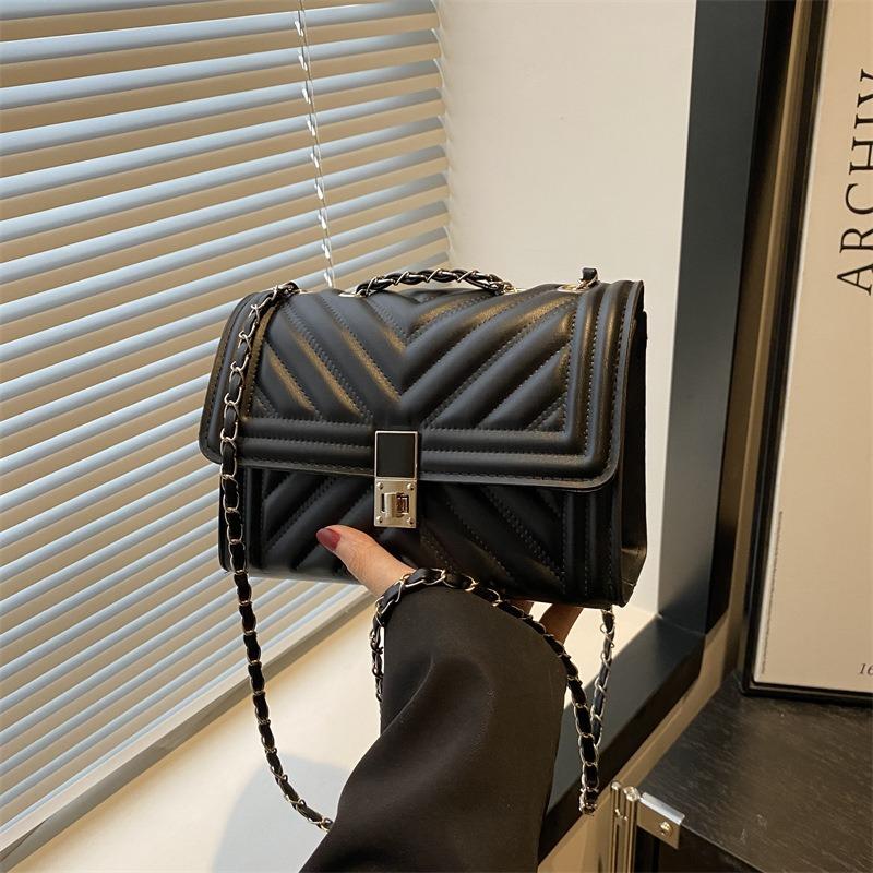 Sac de marque niche tendance été nouvelle mode chaîne polyvalent texture haute qualité diamant sac à bandoulière messager pour femmes