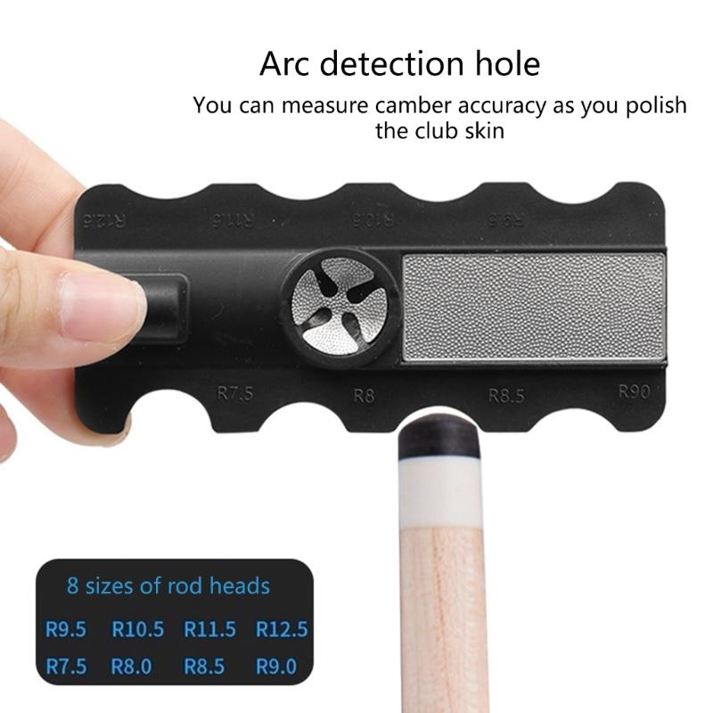5 In 1 Multifunctional Billiard Club Replacement Repair Tool, Rod Repair Tool, Cue Tip Shaper for Rapid Cue Tip Repair