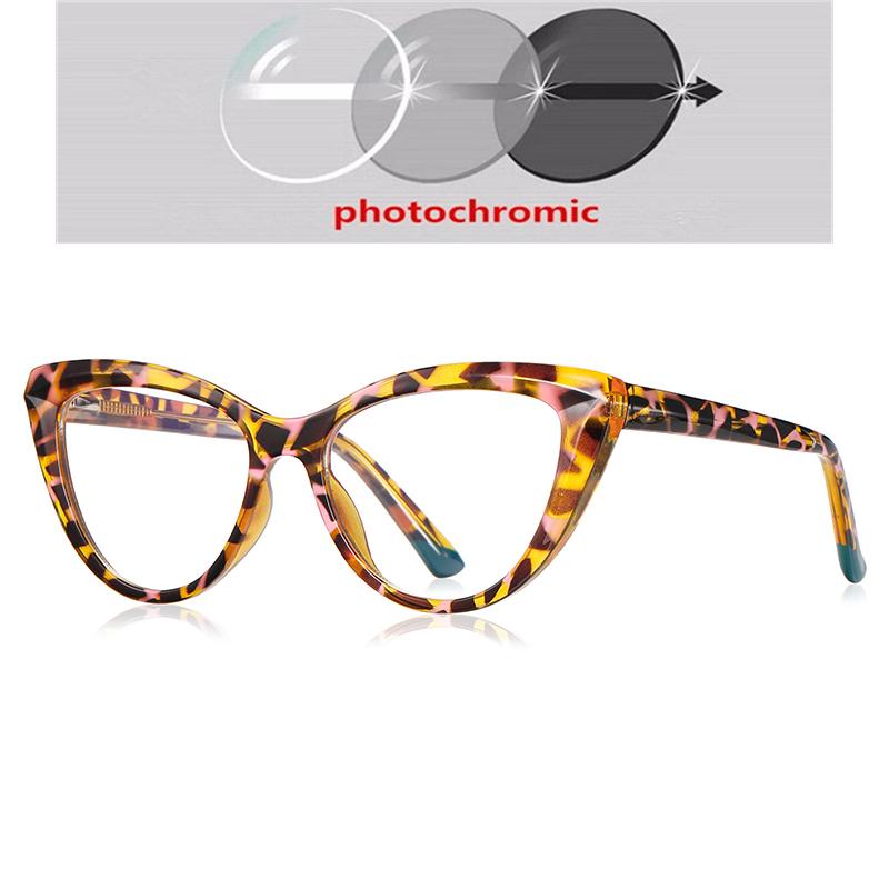 Transparent Purple Frame Cat Eye Nearsighted Glasses For Women Fashion Shortsighted Prescription Eyeglasse 0 -0.5 -0.75 To -6.0