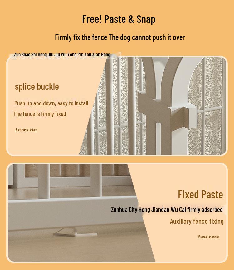 Pet Indoor Dog Fence: Adjustable Barrier & Enclosure for Large, Medium, Small Dogs - Ideal for Potty Training & Dog House Use.