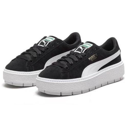 Puma Platform Trace Black White Womens 367980-01
