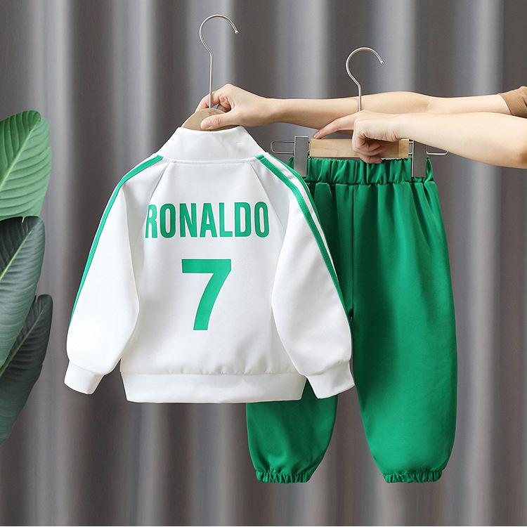 Δροσερό Σετ Δύο Τεμαχίων για Αγόρια Άνοιξη/Φθινόπωρο: 2025 Νέα Μοντέρνα Αθλητικά Ρούχα για Νήπια