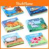 Soft Baby Cloth Book 0-3 Years Old Tear-proof Early Educational Toy With Sound Paper For Infant Toddler