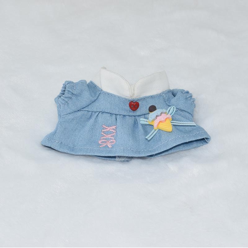 10CM Cotton Doll Starfish and Normal Body Skirt - Universal Cute Dress-Up Clothes for Chubby Dolls