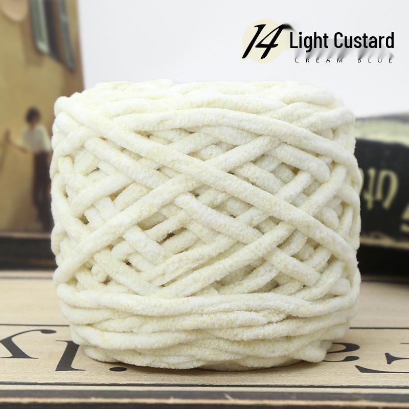 Ice Wool Thick Knitting Yarn for Blankets, Slippers, Neck Warmers, and Scarves