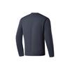Li Ning Fitness Series Solid Color Logo Print Long Sleeve Sweatshirt Men Tops Cool-Black AWDS969-6