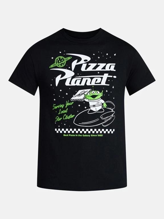 Pizza planet graphic with vintage tshirt, retro tshirt XL