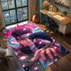 Naruto Area Carpet Stylish Gamer Room, Non Slip Washable Large Area Floor Mat Rug Bedroom Home.-TING