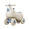 Infants Ride on Toys with Easy Grip Handles 4 Wheel Balance Bike for Blue