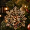 Decorative Crafts for Fireplace Christmas Faux Pearl Art Hanging Ornament Kit DIY Beads Painting Handmade Keepsake Gifts Friends Suncatcher,