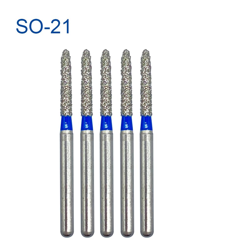 Dental Drills Fg Dia 1.6Mm 5Pcs/Pack High Speed Handpiece Diamond Bur All Series Teeth Whitening Dentistry Materials Supply