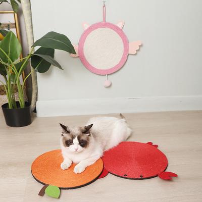 Pet Toys Sisal Cat Scratching Board Anti-cat Scratching Board Non-abrasive  Multi-style Cat Scratching Pad Cute