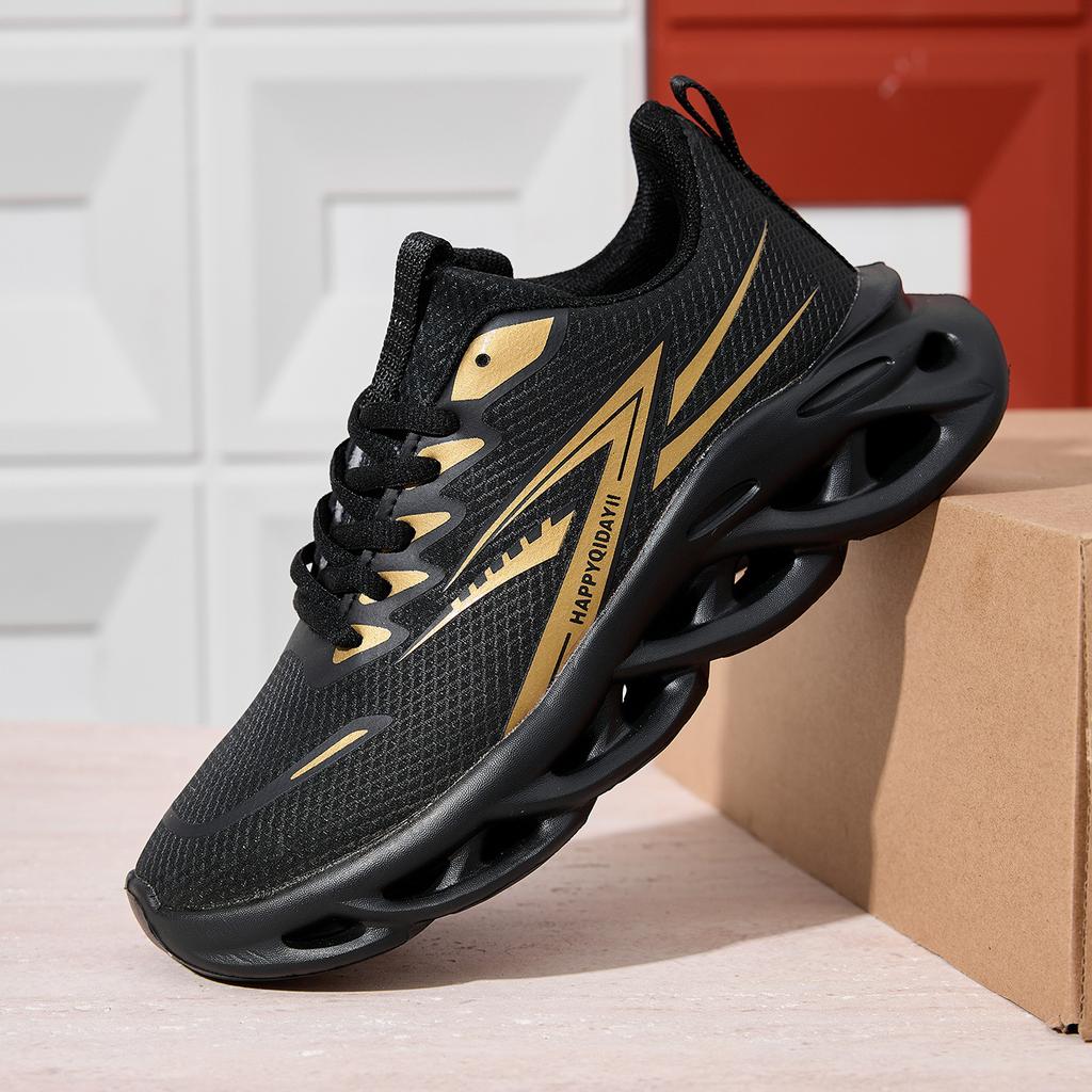 Frühlings- und Sommersaison Fliegendes Stricken neue Sportschuhe atmungsaktive Schuhe Sportschuhe Freizeitschuhe