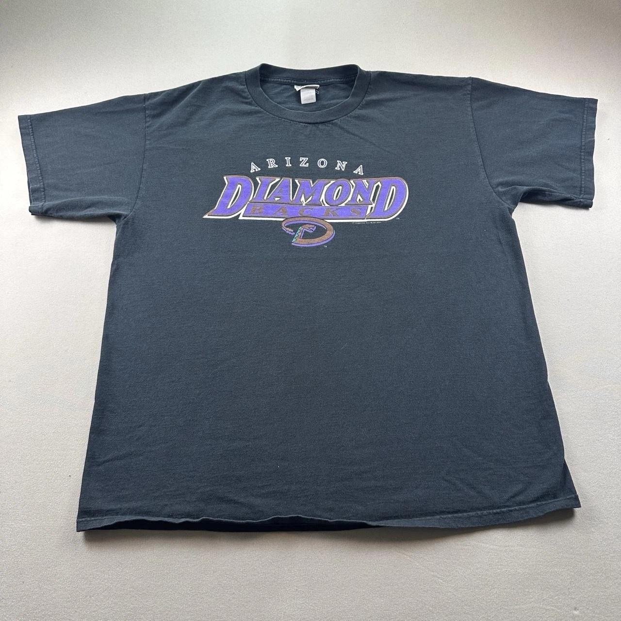 Vintage Arizona Diamondbacks T-Shirt Mens XL Black Lee Sport MLB Baseball y2k M