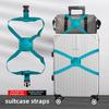 8-Shaped Elastic Luggage Strap: Multifunctional, Anti-Drop Binding, Customizable Printing