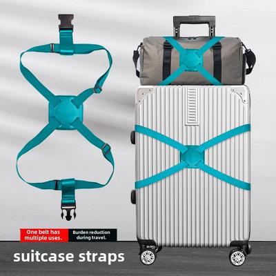 8-Shaped Elastic Luggage Strap: Multifunctional, Anti-Drop Binding, Customizable Printing
