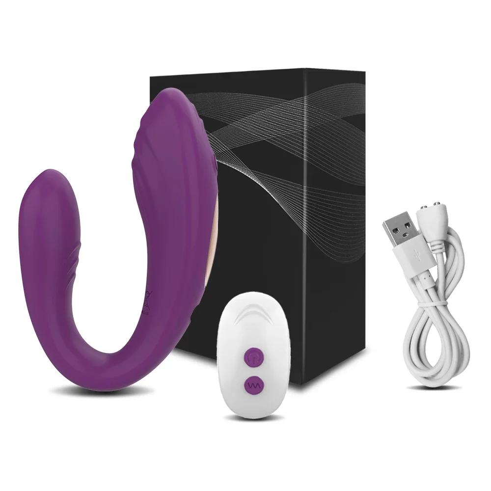 Remote Control Sex Toys Vibrator for Women U Type Vibrator Clitoris Stimulate G-Spot Vagina Female Masturbation Adult Products