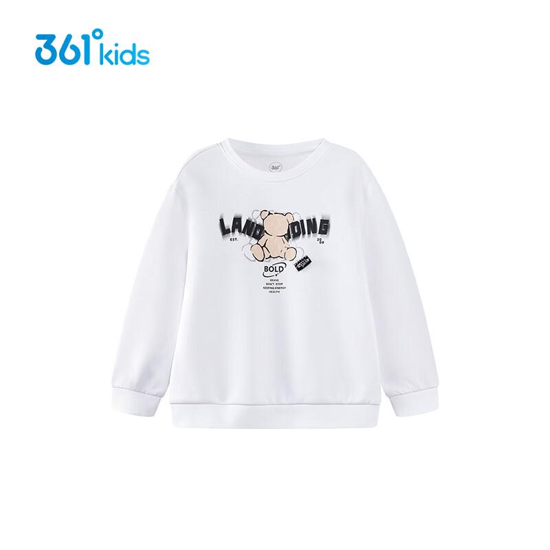 361° Boys Skin-Friendly Letter Pullover Sweatshirt 120cm