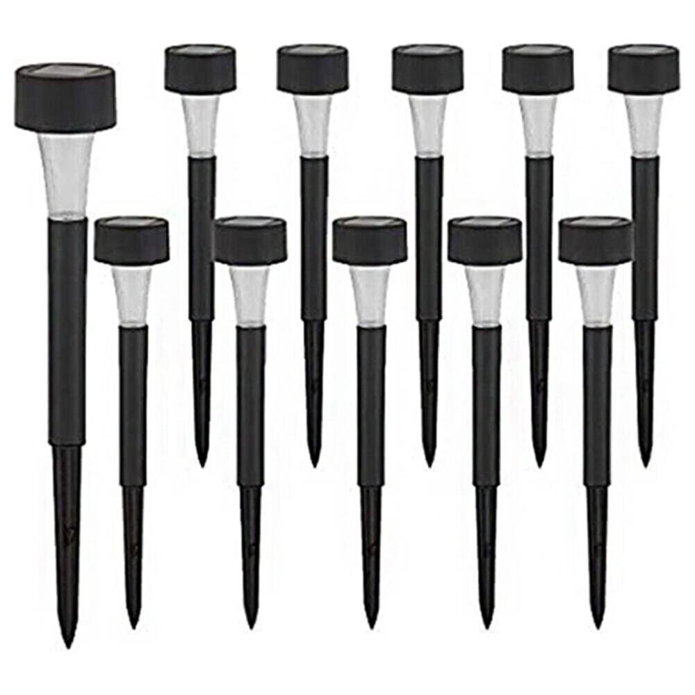 

s Solar Solar Powe Garden Lamp Plastic Socket Set of 10