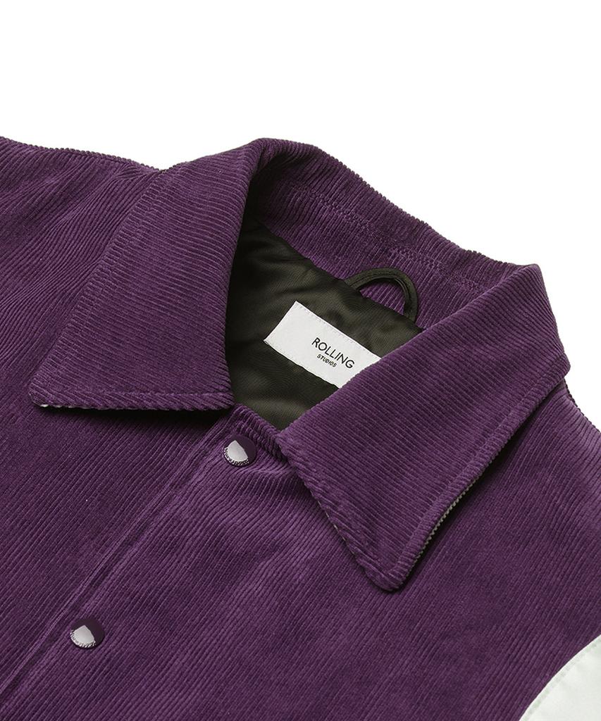 Rollingstudios Corduroy Varsity Jacket Purple
