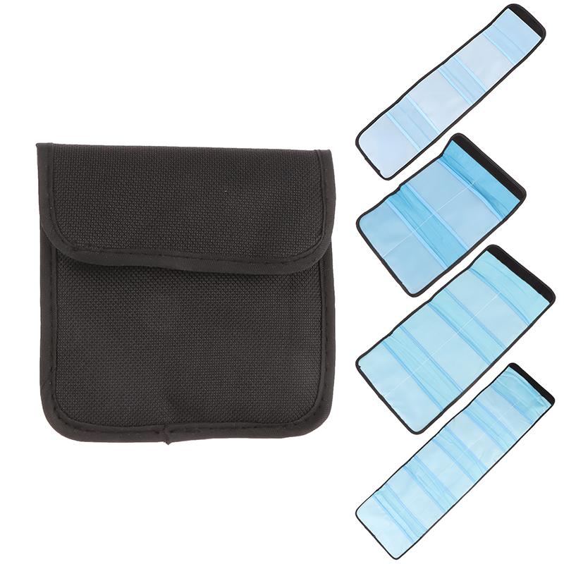 SLR Camera Lens Filter Storage Bag Foldable Pouch For UV CPL ND Filter Wallet Lens Adapter Ring Storage Case