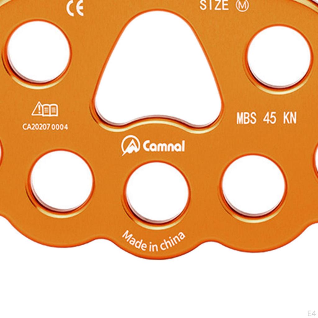 8-Hole Rigging Plate for Climbing Adventures