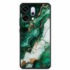 Funda de Dibujos Animados Para OPPO Reno 14 Pro Funda de Teléfono Suave de Silicona Para OPPO Reno14Pro Negra TPU Protectora Carcasa Trasera Mármol Para