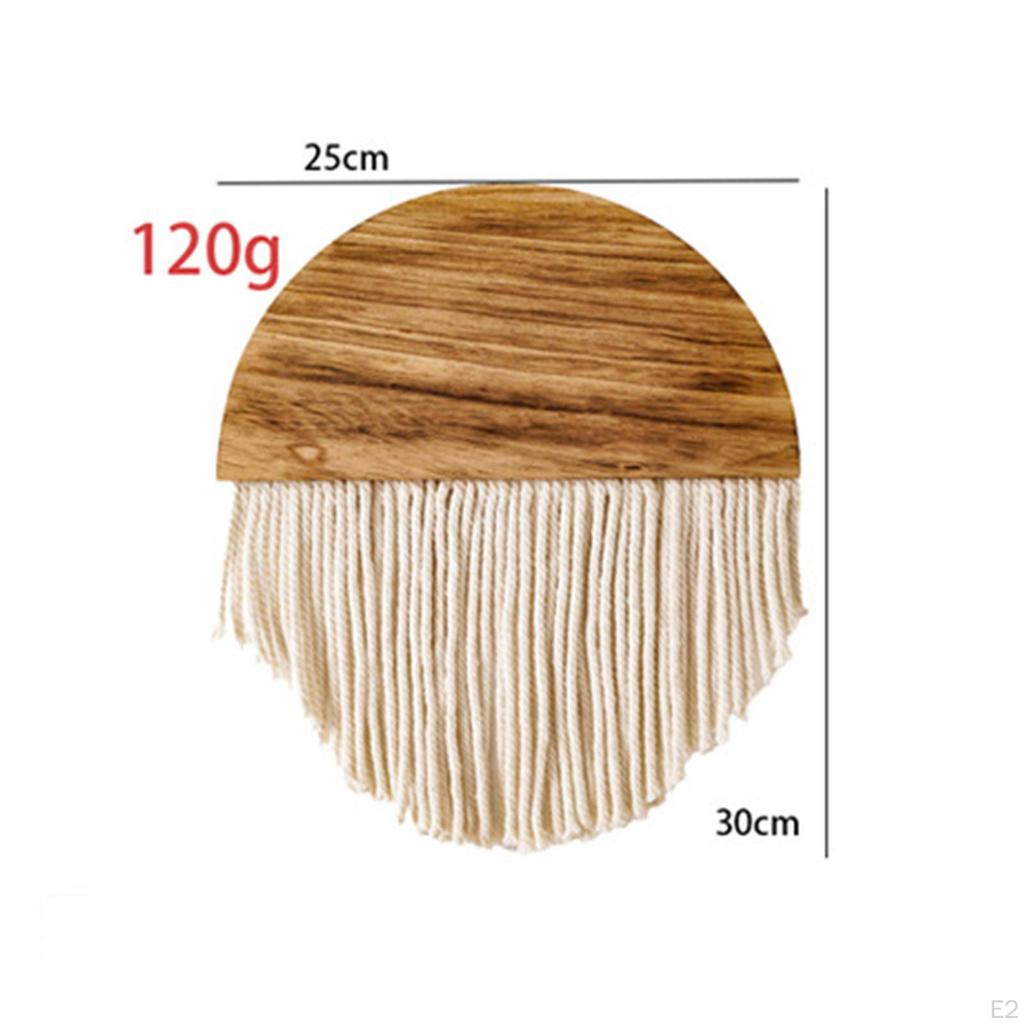 Wall Hanging Bohemian Ornament Macrame Tassel Tapestry for Background Nursery