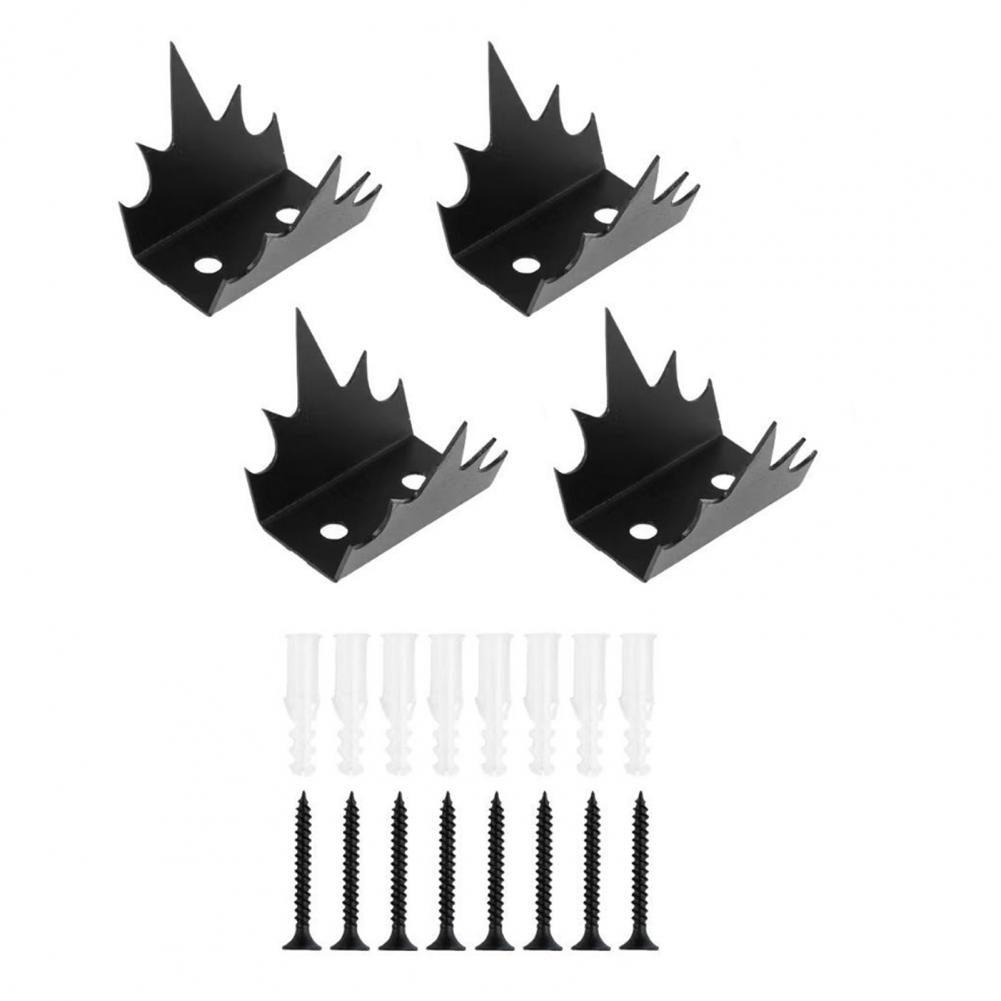 4/8Pcs Fence Nail Anti-Climb Fence Spikes Weather Resistant Security Barrier Commercial Fence Spikes Property Security Spikes