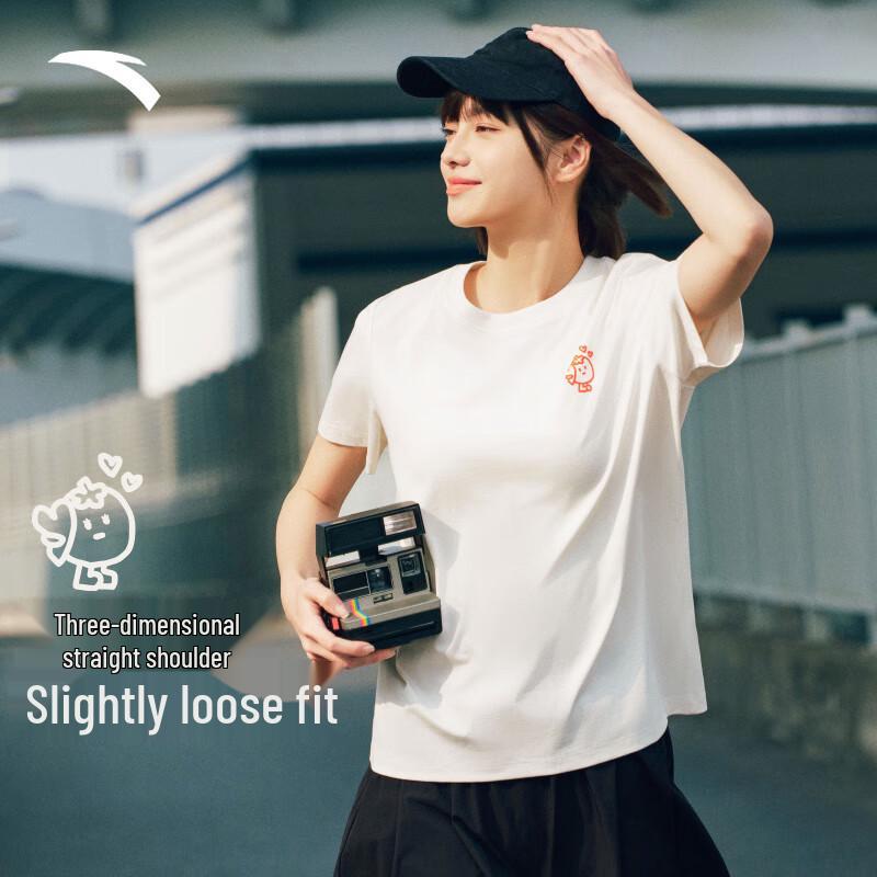 

Anta x Super Plant Women s Cooling Knit T-Shirt XS
