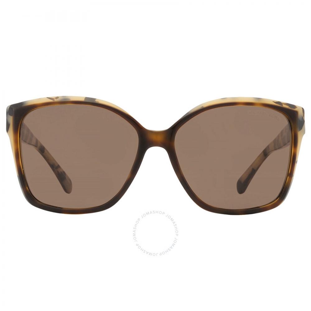

Michael Kors Malia Brown Solid Square Ladies Sunglasses MK2201 395173 58