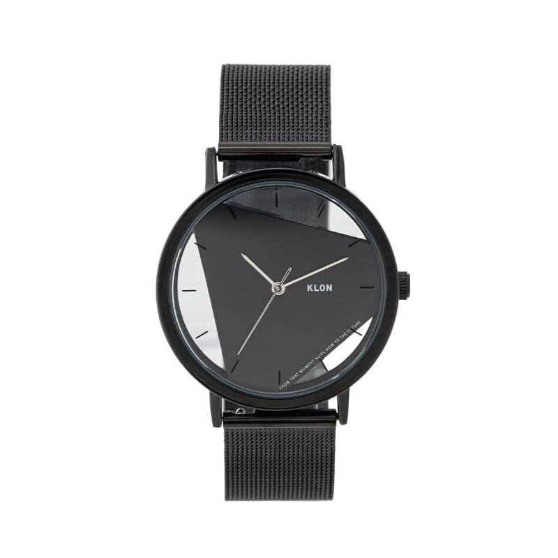 

klon watch skeleton clear men s ladies replacement belt simple KLON INVISIBLE UNIVERSAL SHAPES [triangle] BLACK EDITION 38mm